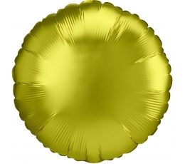 Folinis balionas "Citrininis apskritimas", matinis  (43 cm)