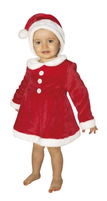 Kostiumas "Mrs. Santa Claus" (1-2 m)