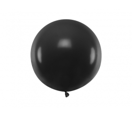 Folinis balionas, juodas (60 cm/Party Deco)