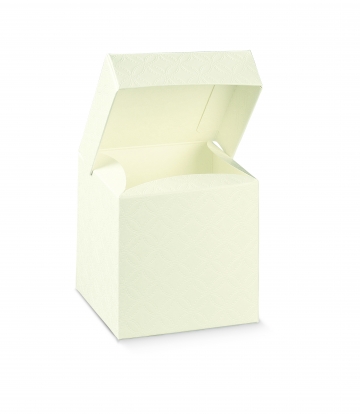 Dėžutė, stačiakampė balta (10x10x15 cm)