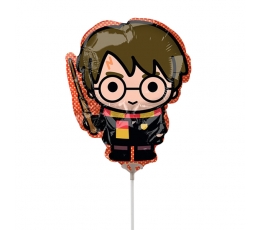 Folinis balionas ant pagaliuko "Haris Poteris" (17x13 cm)