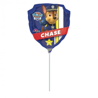 Folinis balionas ant pagaliuko "Paw Patrol Chase" (20x22 cm)