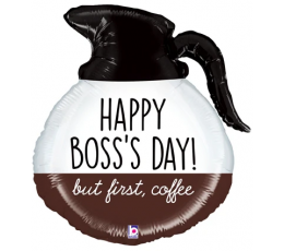 Folinis balionas "Boss's Coffee" (66 cm)