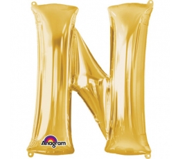 Folinis balionas-raidė "N" (81 cm)