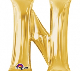 Folinis balionas-raidė "N" (81 cm)