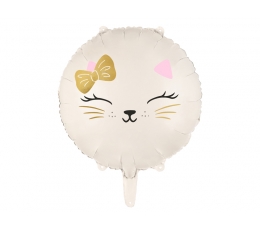 Folinis balionas "Užsimerkusi katytė" (45 cm)