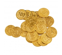 Žaislinės monetos (24 vnt.)