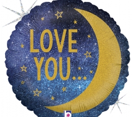 Fooliumist õhupall "Love you to the Moon and back" (46 cm)