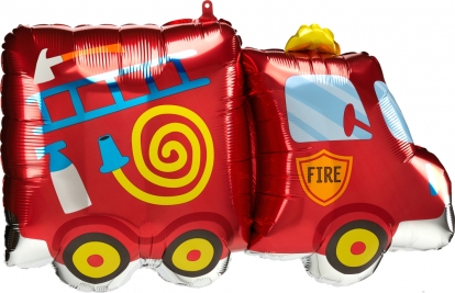 Fooliumist õhupall "Tuletõrjeauto" (76 x 45 cm)