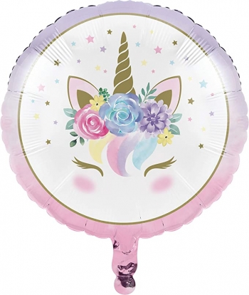 Fooliumist õhupall "Unicorn Baby" (43 cm)