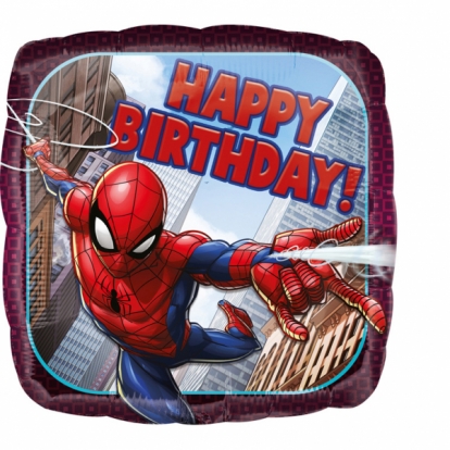 Fooliumist õhupall "Spider Man-Happy birthday"