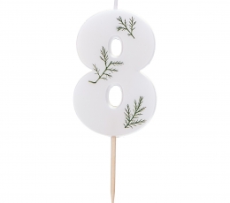 Küünal rohelusega "8"
