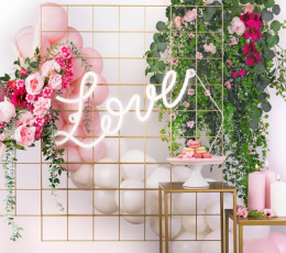 Neoon LED silt „Love“, valge (61x27,4 cm) 2