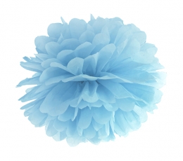 Pom pom pall, helesinine 35cm/1tk