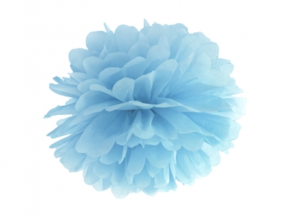 Pom pom pall, helesinine 35cm/1tk