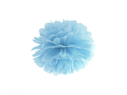 Pom pom pall, helesinine  (25 cm)