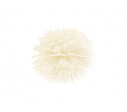 Pom pom pall, kreemjas  (25 cm)