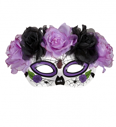 Silmamask lilledega „Dia Muertos“