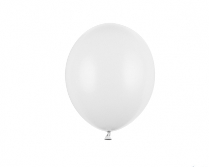 Balons, balts (12 cm)