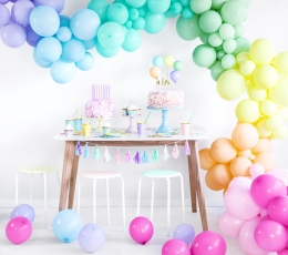 Balons, ceriņkrāsā (12 cm/Party Deco) 1