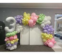 Balonu virtene "Pastel 3"
