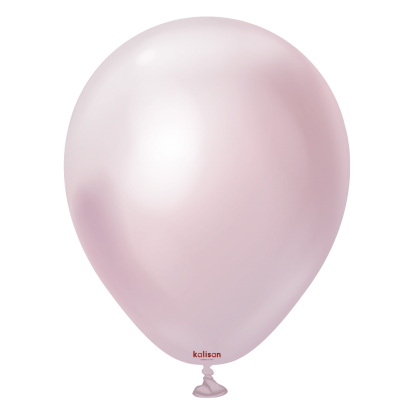 Chrome balons, mirror pink gold (12 cm/Kalisan)