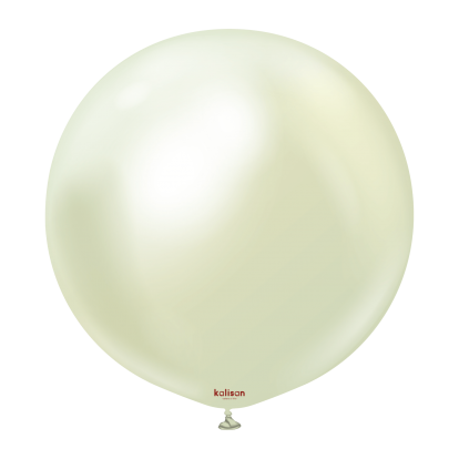 Chrome balons, mirror green gold (60 cm/Kalisan)