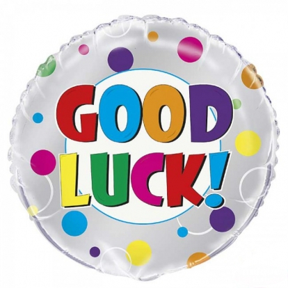 Folija balons "Good luck" (45 cm)