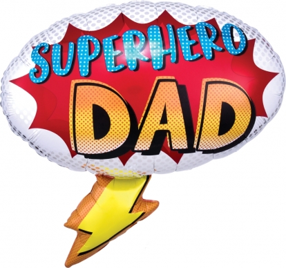 Folija balons "Superhero Dad" (68 x 66cm)