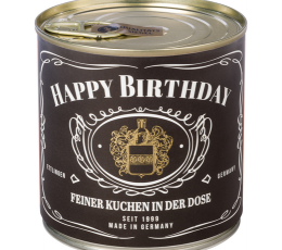 Pārsteiguma kūka formiņā "Happy Birthday Whisky", ar sveci (8,5 cm/150 g)