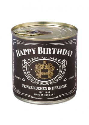 Pārsteiguma kūka formiņā "Happy Birthday Whisky", ar sveci (8,5 cm/150 g)