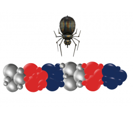 Гирлянда из воздушных шаров «Spiderman» своими руками