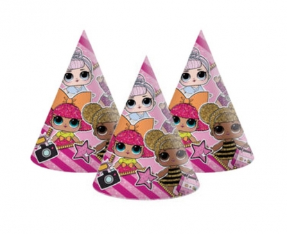 Шапки "Lol Dolls" (6 шт.)