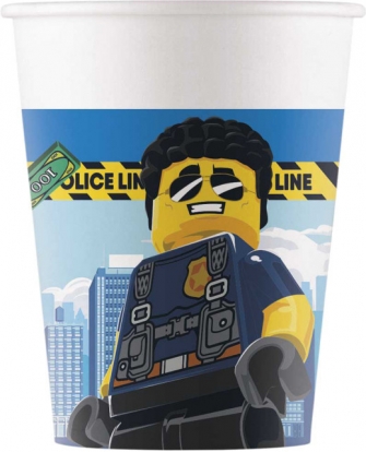 Puodeliai "Lego City" (8 vnt./200 ml)